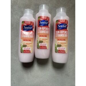 Suave Essentials Energizing Conditioner, Sun Ripened Strawberry, 22.5 fl oz(3 Pk